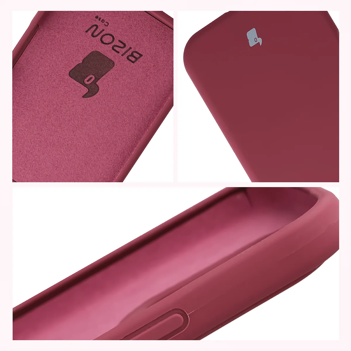 Construction of the Bison Soft Case: integrated covers, raised edges, and microfiber lining for Honor 600 Lite 5G
