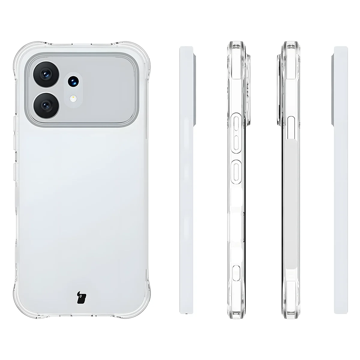 Transparent back of the Case Salpa for Honor 600 5G