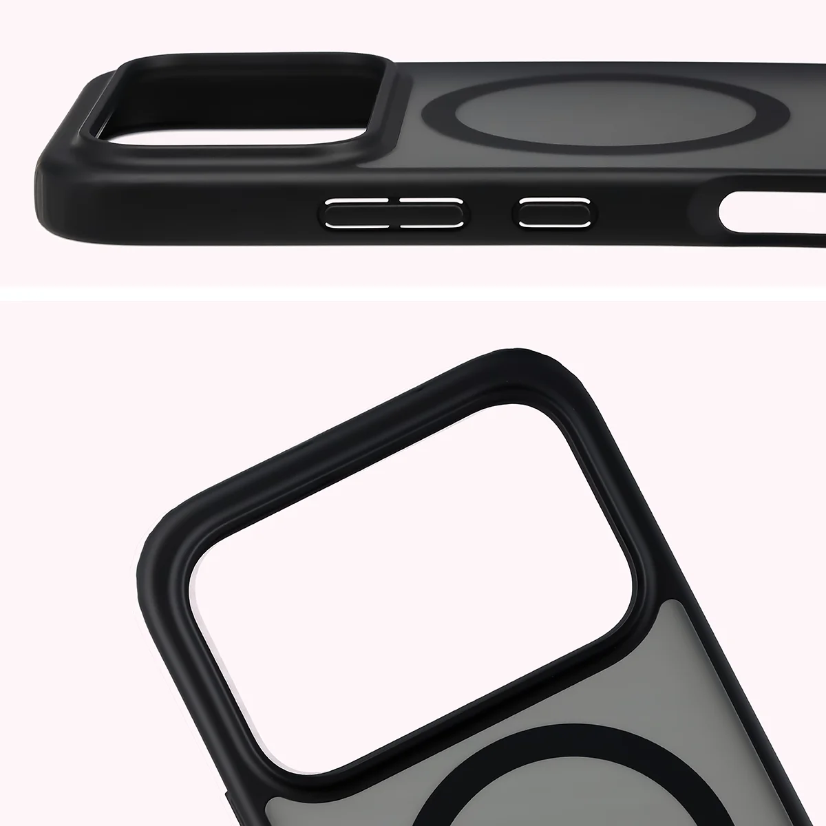 Full cutout and raised edges for the camera in the Bizon Case MatteO for Honor 600 5G / 600 Pro 5G