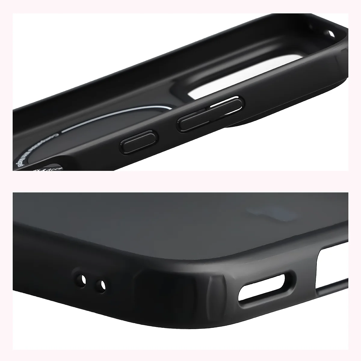 Reinforced corners and raised screen edges in the Bizon Case MatteO for Honor 600 5G / 600 Pro 5G