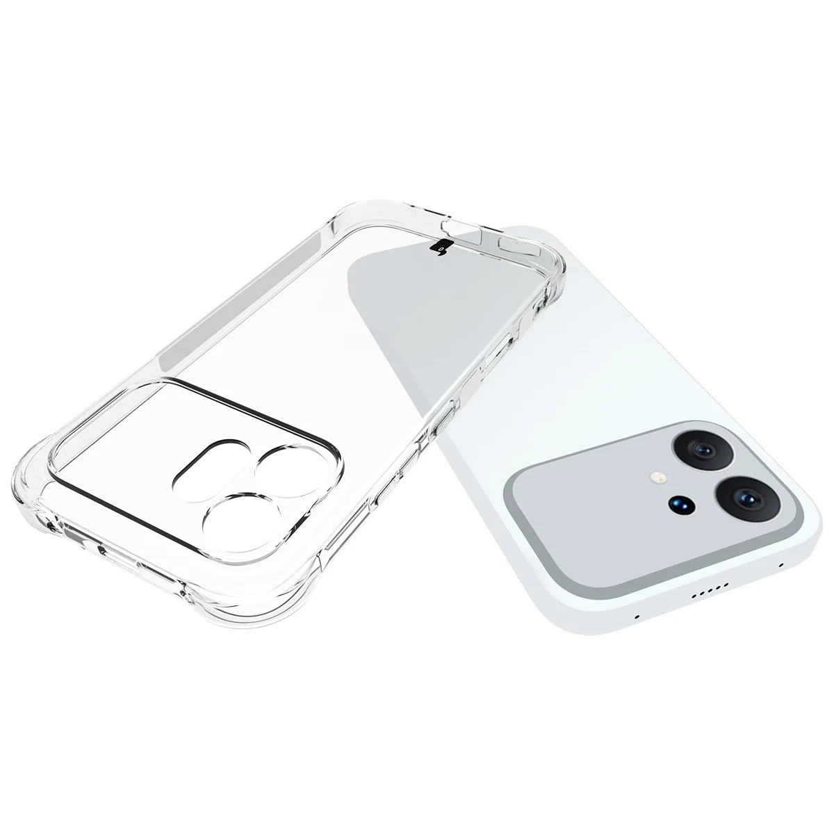 Dedicated cutouts and raised edges for the camera in the Bizon Case Salpa for Honor 600 5G