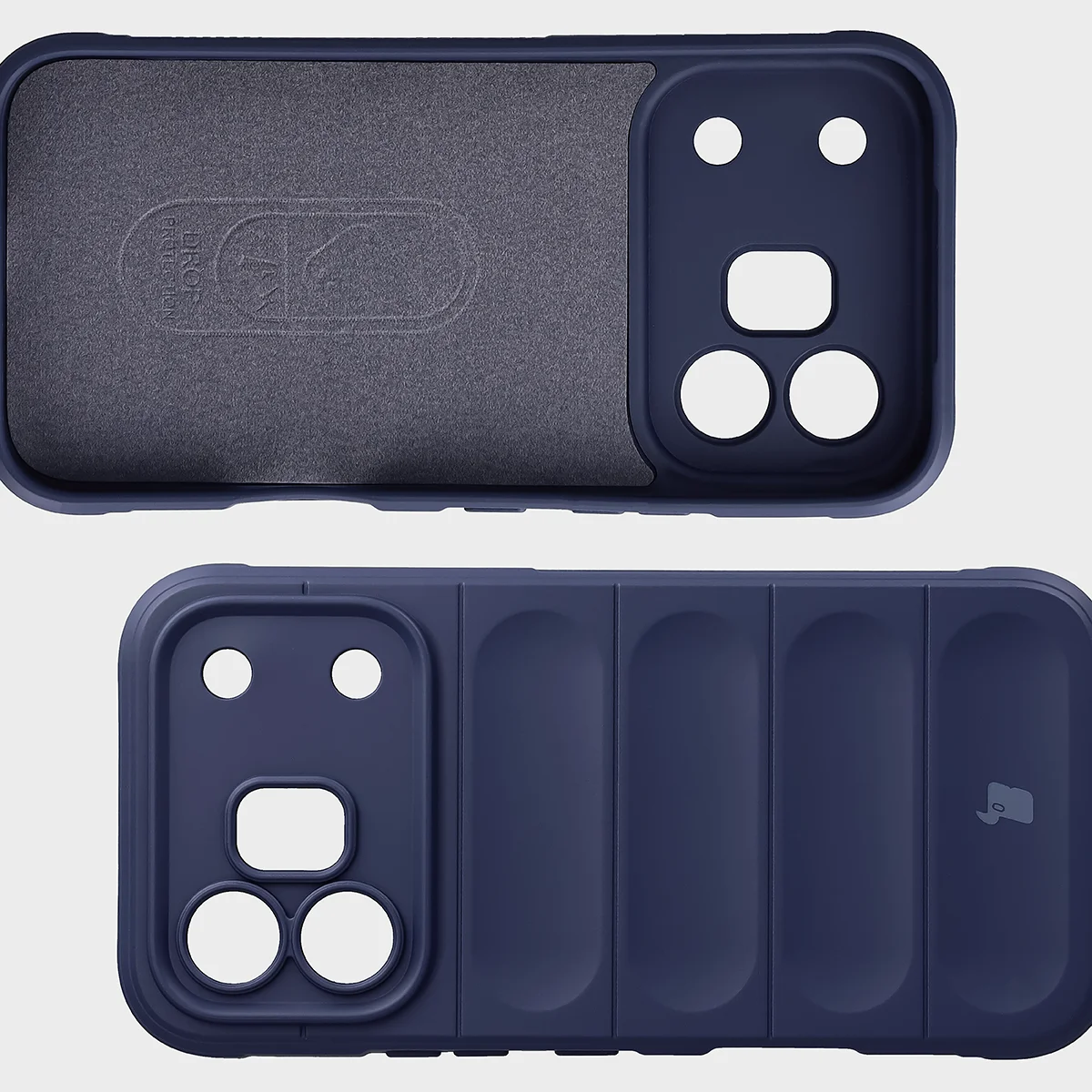 Microfiber lining, grooves on the back, and reinforced corners in the Bizon Case Tur for Honor 600 5G / 600 Pro 5G