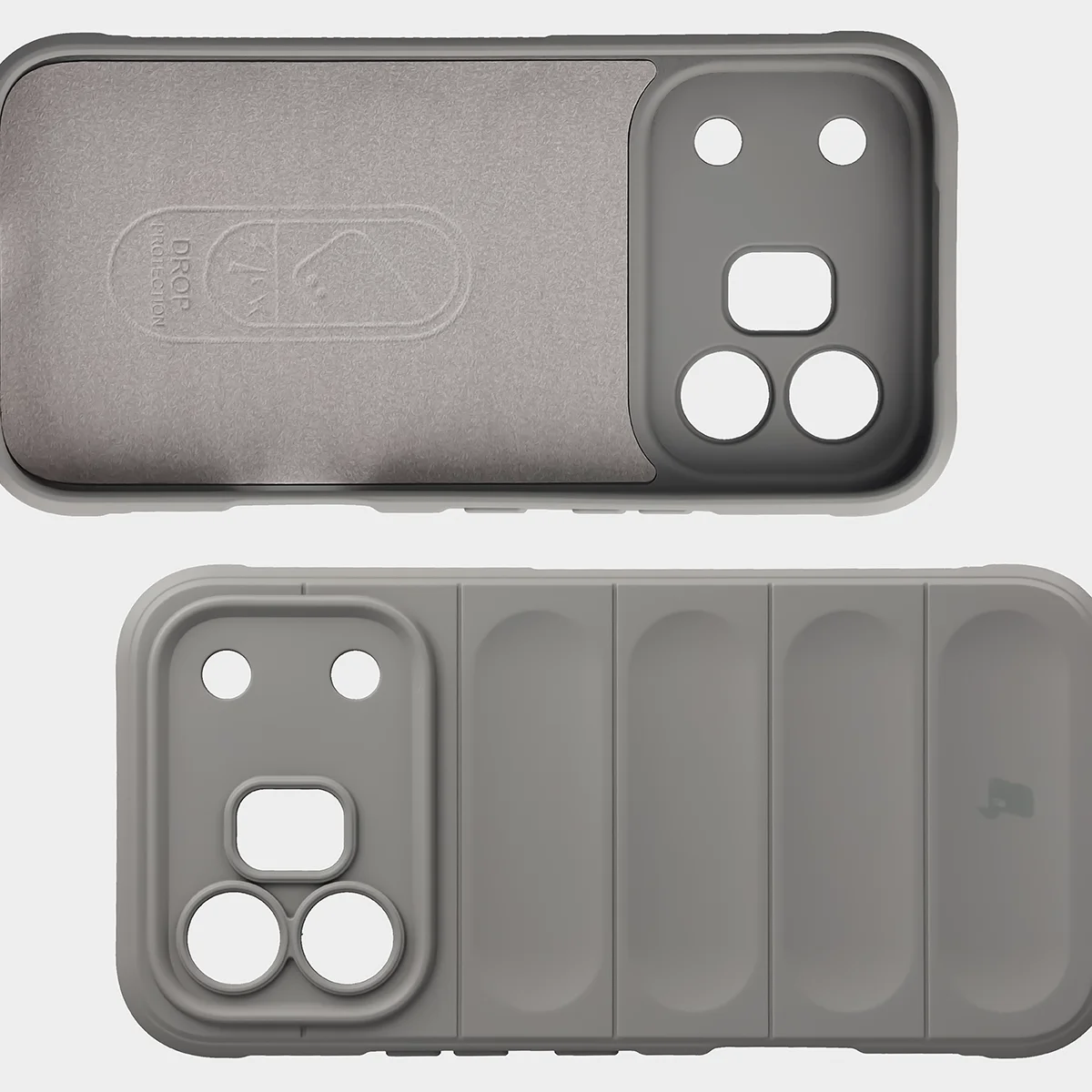 Microfiber lining, grooves on the back, and reinforced corners in the Bizon Case Tur for Honor 600 5G / 600 Pro 5G