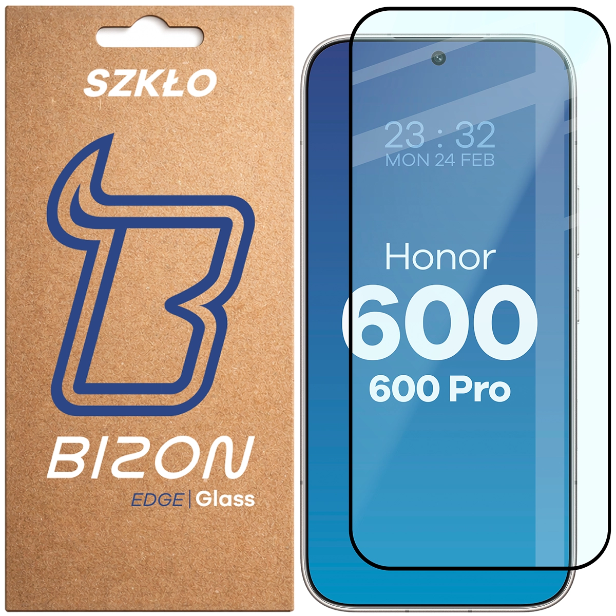 Tvrdé sklo na celý displej Bizon Glass Edge pro Honor 600 5G / 600 Pro 5G