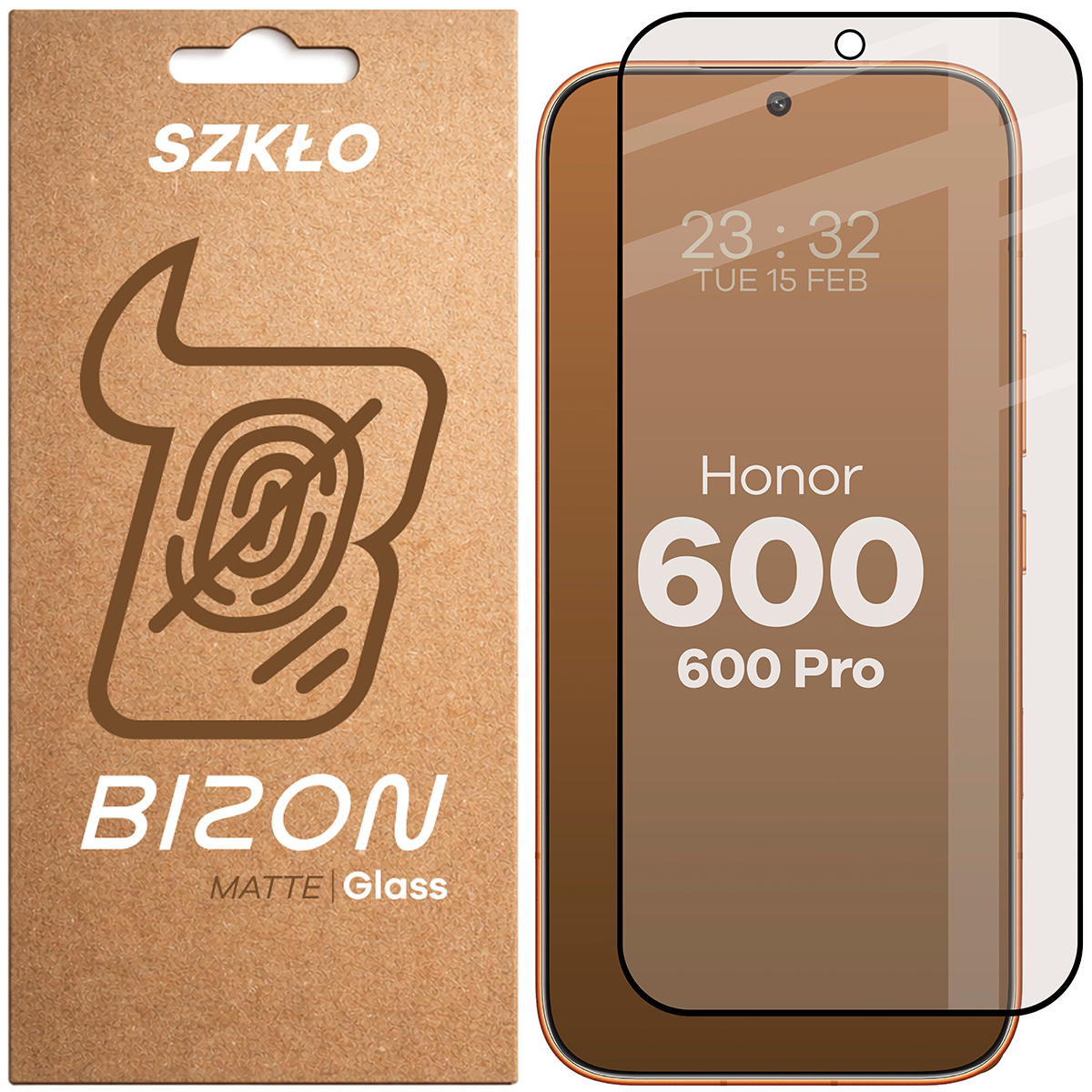 Matt üveg a Bizon Glass Matte képernyőhöz az Honor 600 5G / 600 Pro 5G-hez, 1 darab