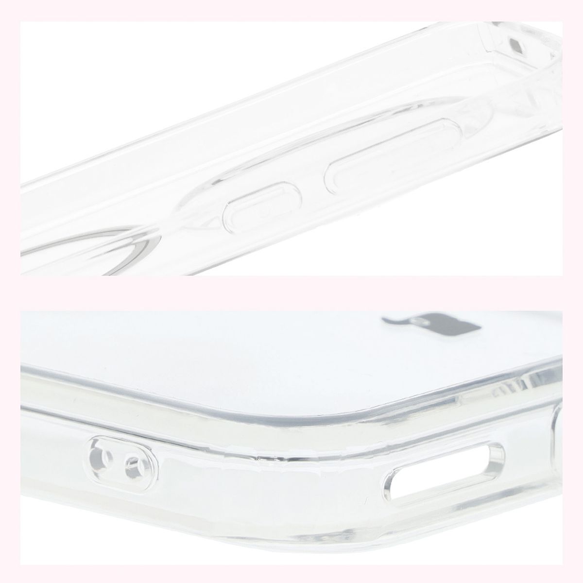 Reinforced corners and raised screen edges in Bizon Case CrystalO