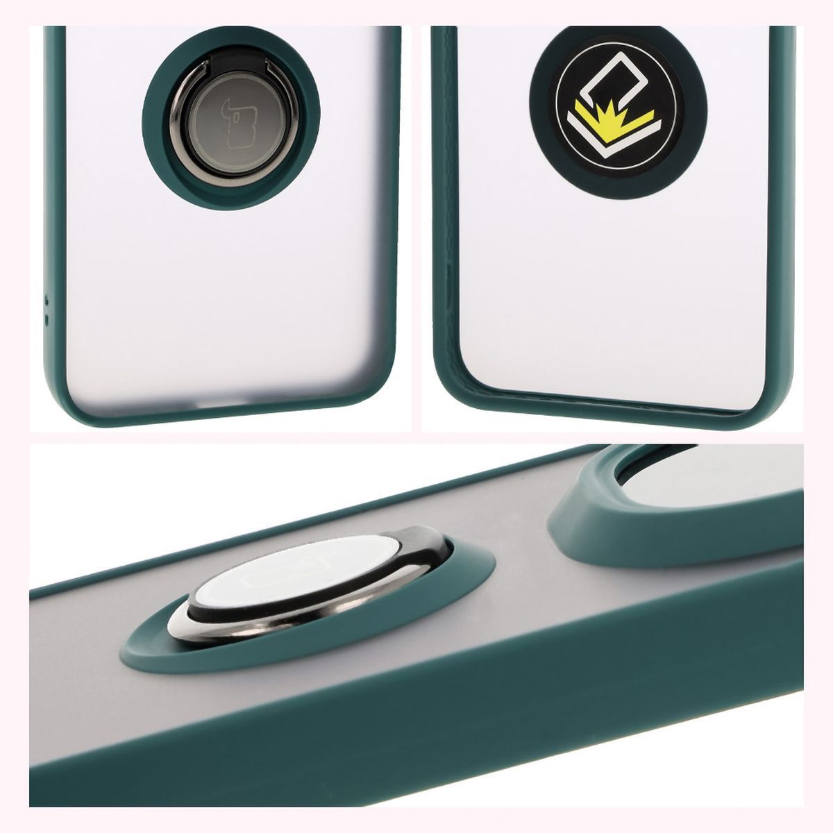 Bizon Case Hybrid Ring features: non-slip frame and matte design