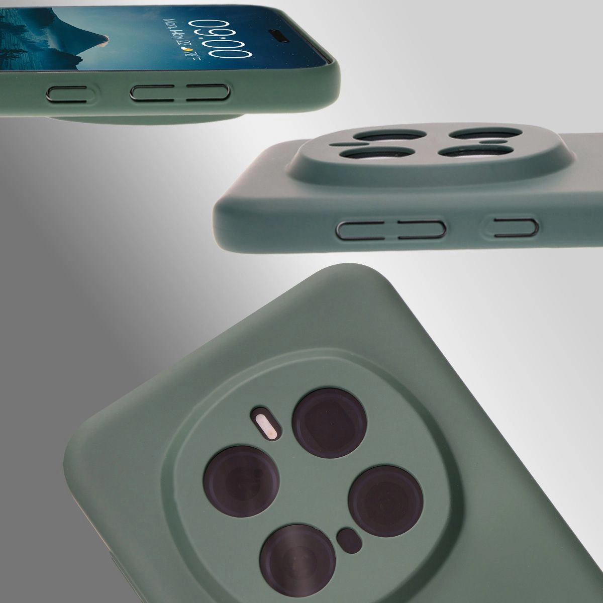 Dedicated cutouts and raised edges for the camera and screen in Bizon Case Slate