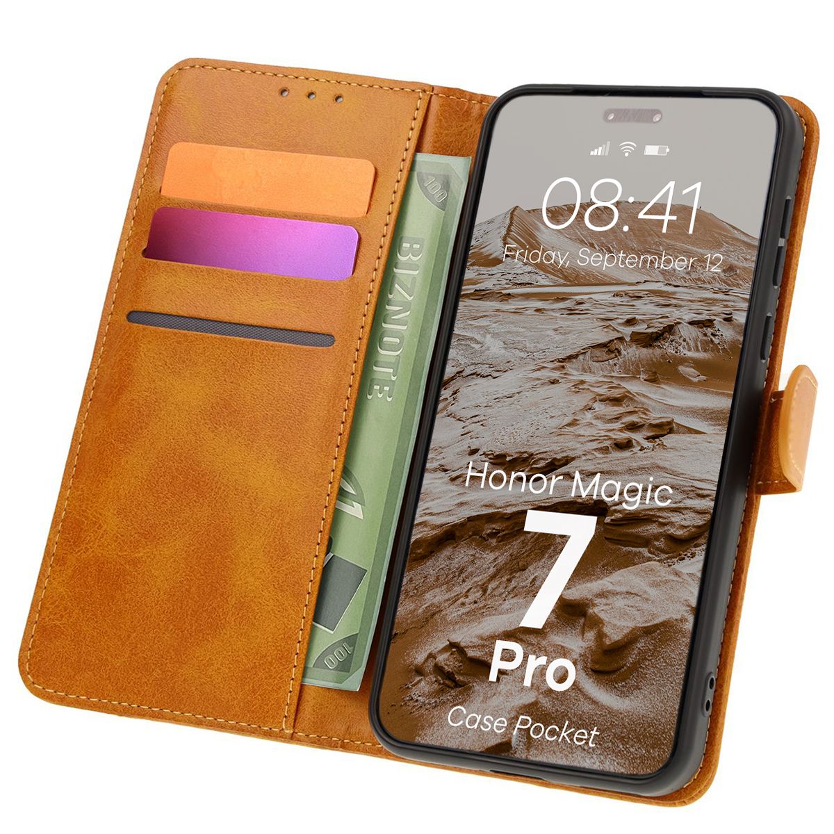 Bison Case Pocket flap case for Honor Magic7 Pro