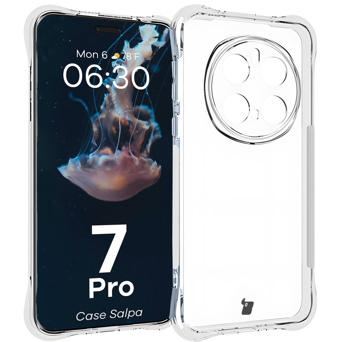 Transparent Bizon Case Salpa for Honor Magic7 Pro