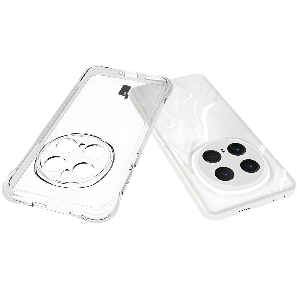 Dedicated cutouts and raised edges for the camera in Bizon Case Salpa