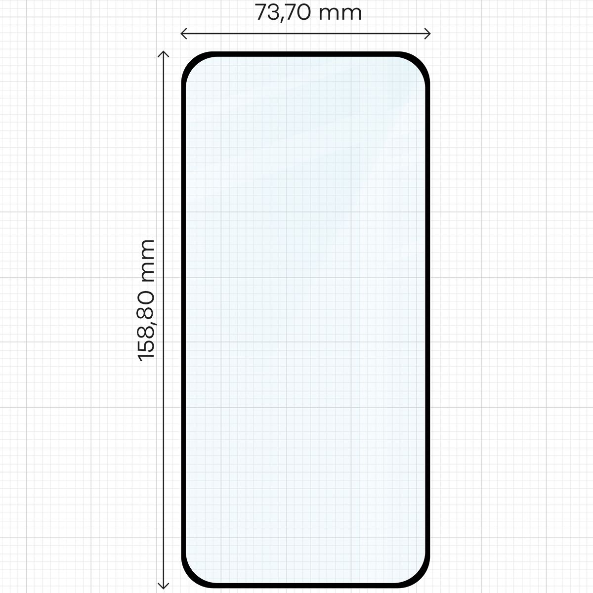 Wymiary szkła Bizon Glass Edge 3D