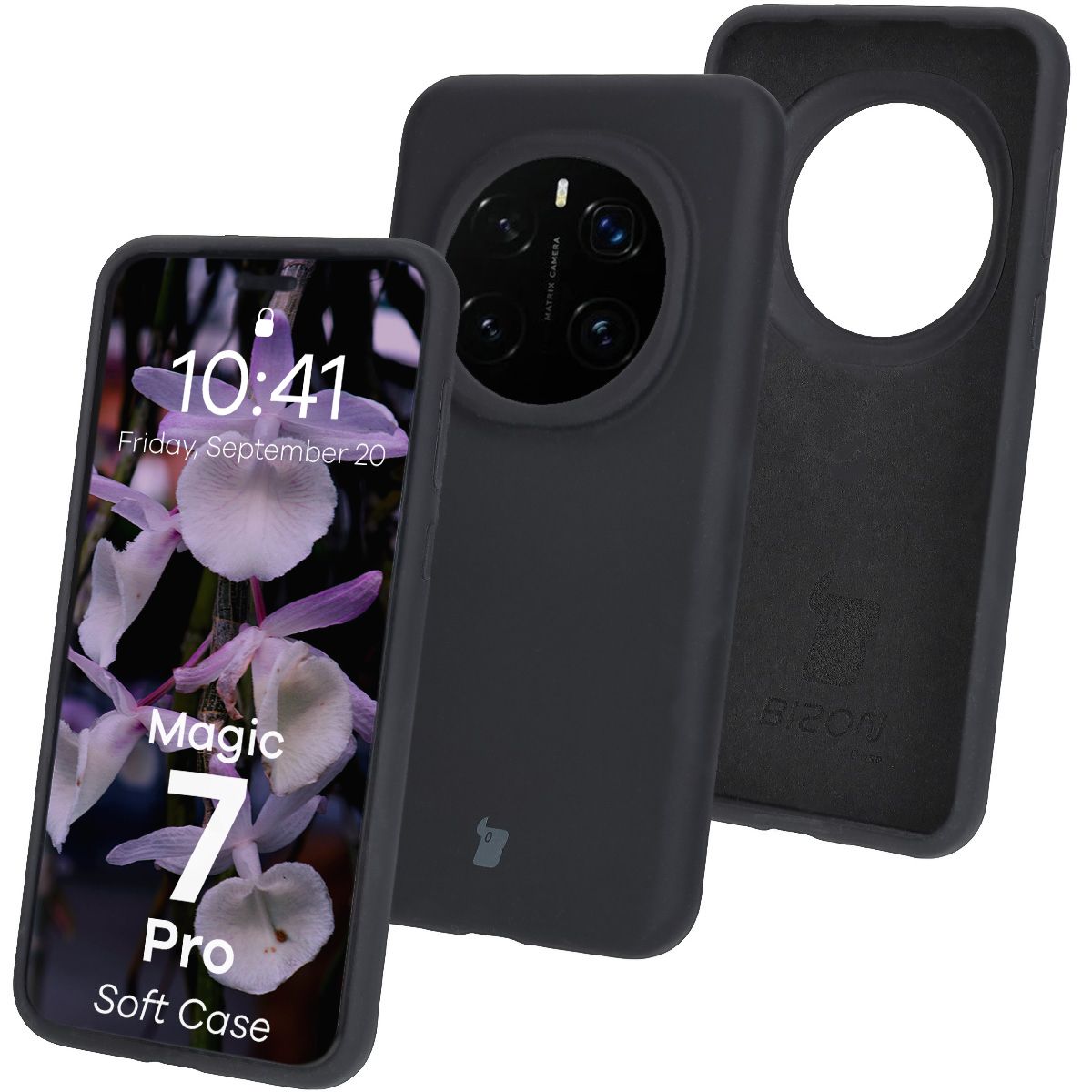 Silikonowe etui Bizon Soft Case do Honor Magic7 Pro