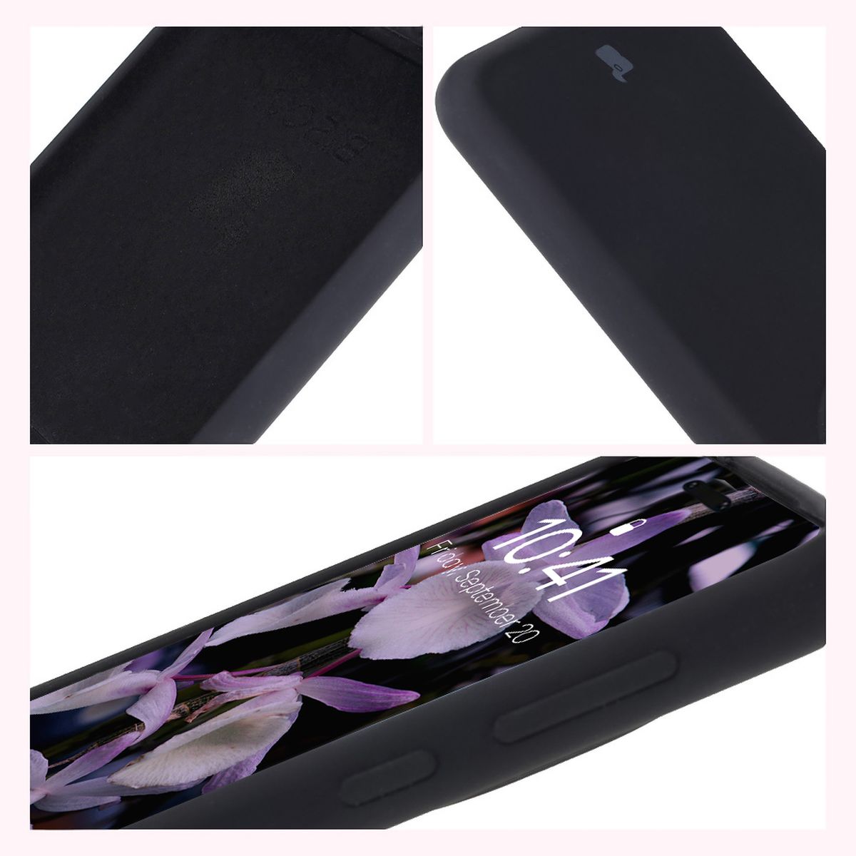 Konstrukcja etui Bizon Soft Case: zintegrowane osłony, podwyższone krawędzie i wyściółka z mikrofibry