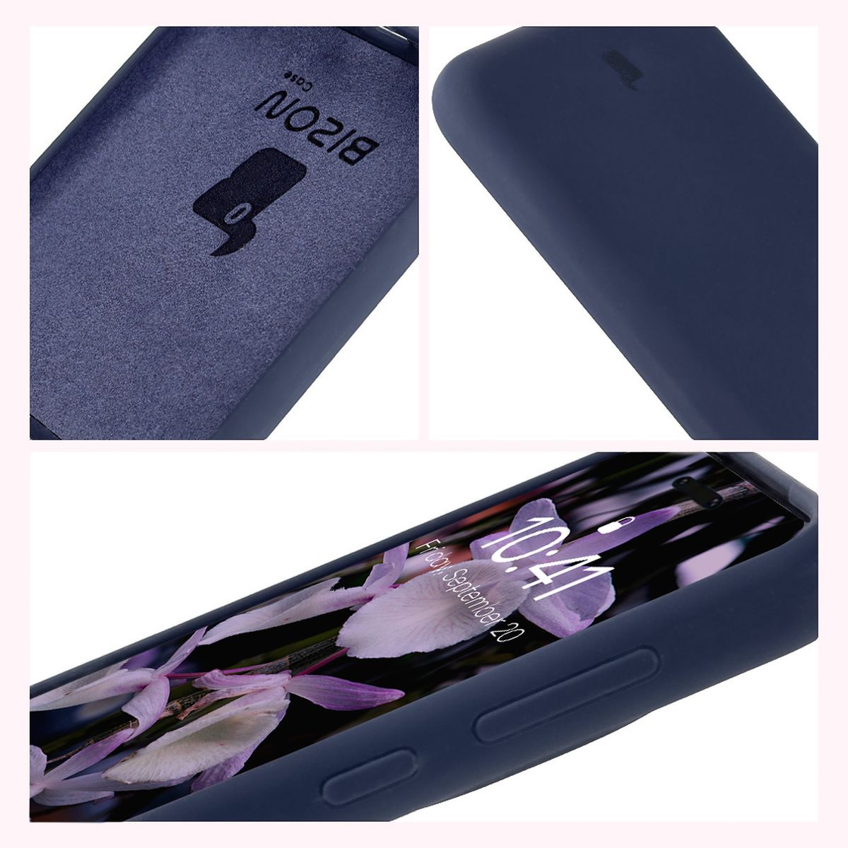 Konstruktion der Bizon Soft Case: integrierte Abdeckungen, erhöhte Ränder und Mikrofaserpolsterung