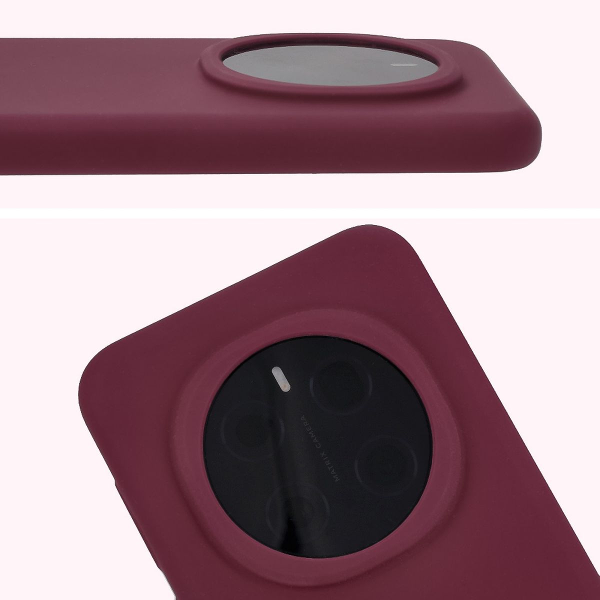 Prim-plan al decupajului pentru camere în carcasa Bizon Soft Case
