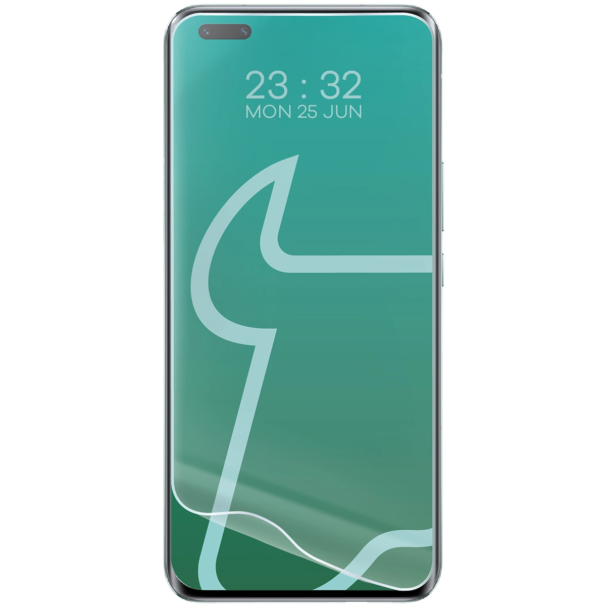 Folia hydrożelowa do Honor Magic5 Pro obok telefonu