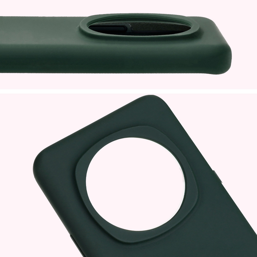 Close-up of the lens cutout in the Bizon Soft Case