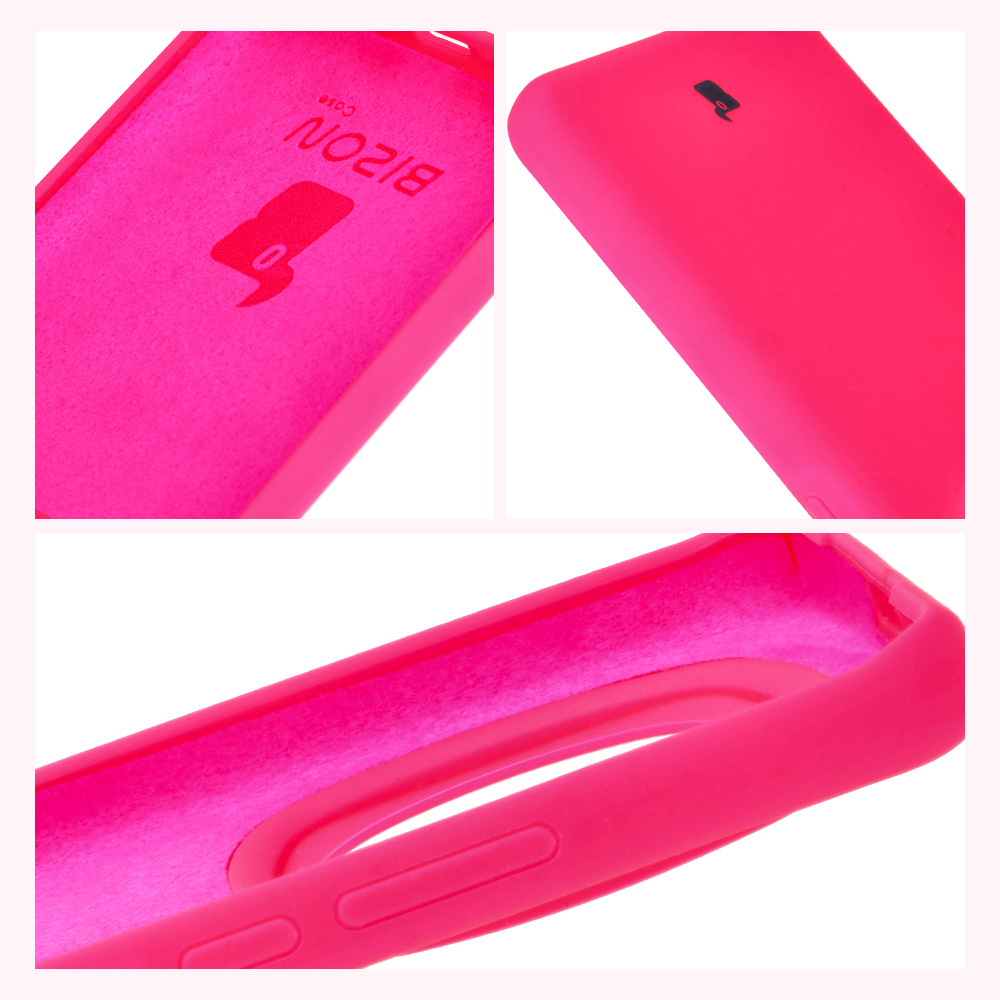 Bizon Soft Case construction: integrated covers, raised edges, and microfiber padding