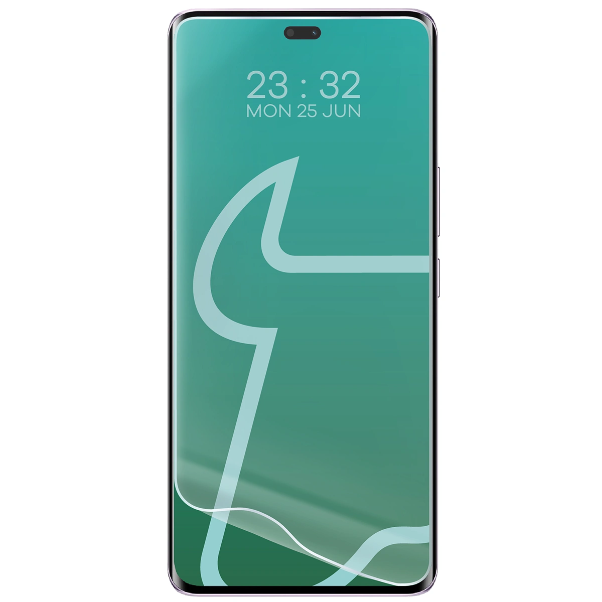 Hydrogel-Folie für Honor Magic7 Lite neben dem Telefon