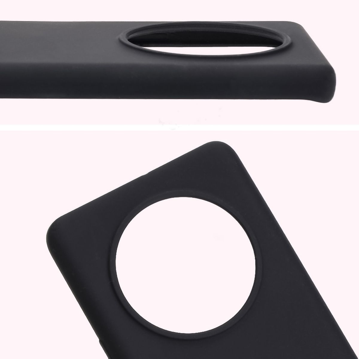 Nahaufnahme der Aussparung für die Linsen in der Bizon Soft Case