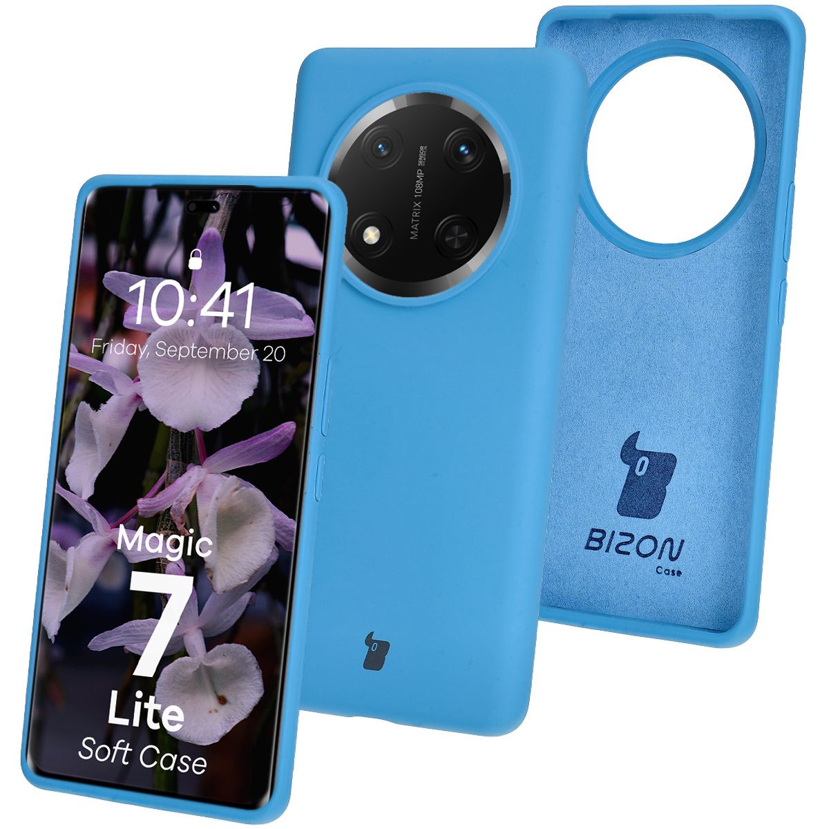 Bison Soft Case Silicone Cover for Honor Magic7 Lite