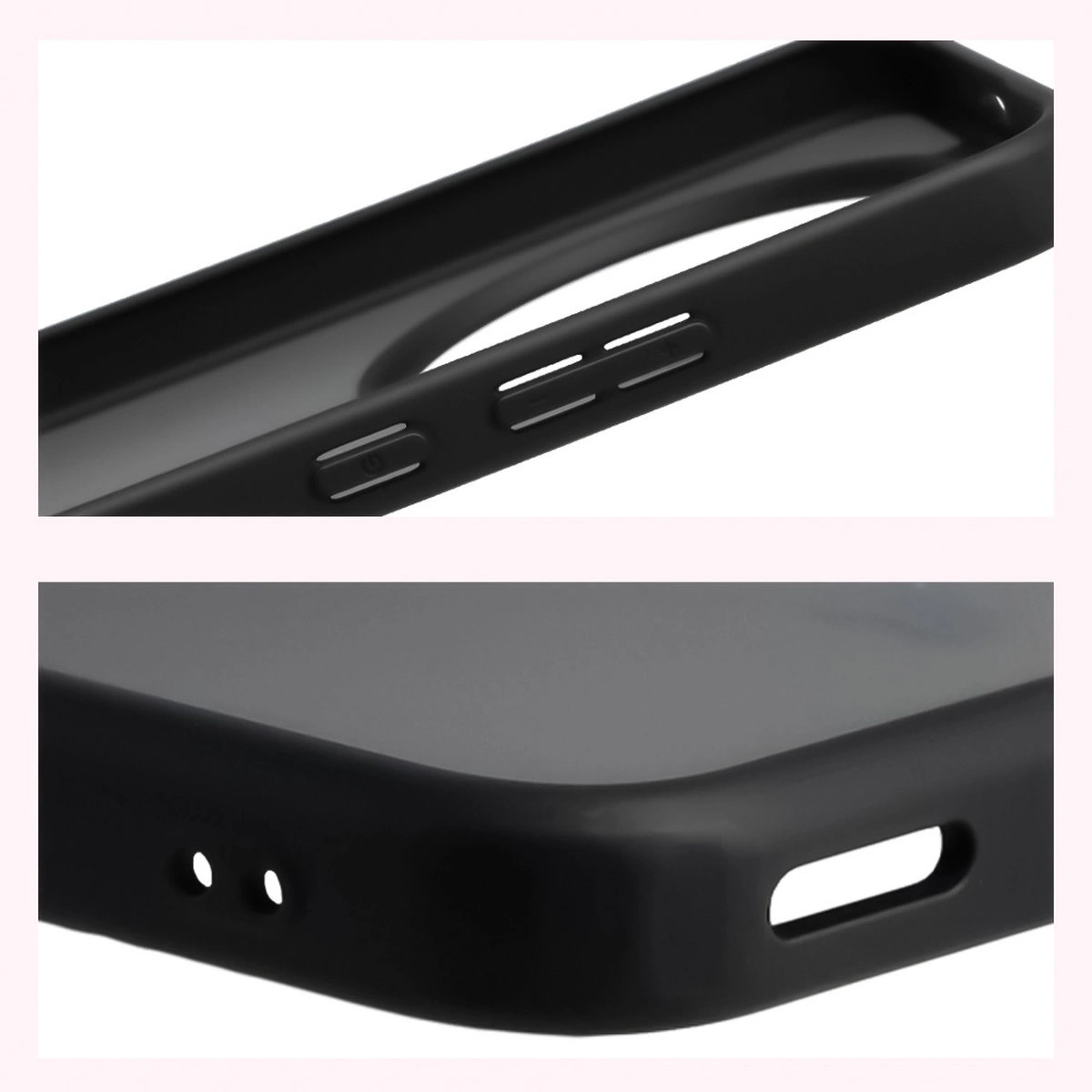 Verstärkte Ecken und erhöhte Ränder des Bildschirms in der Bizon Case Angelo für Honor Magic8 Lite