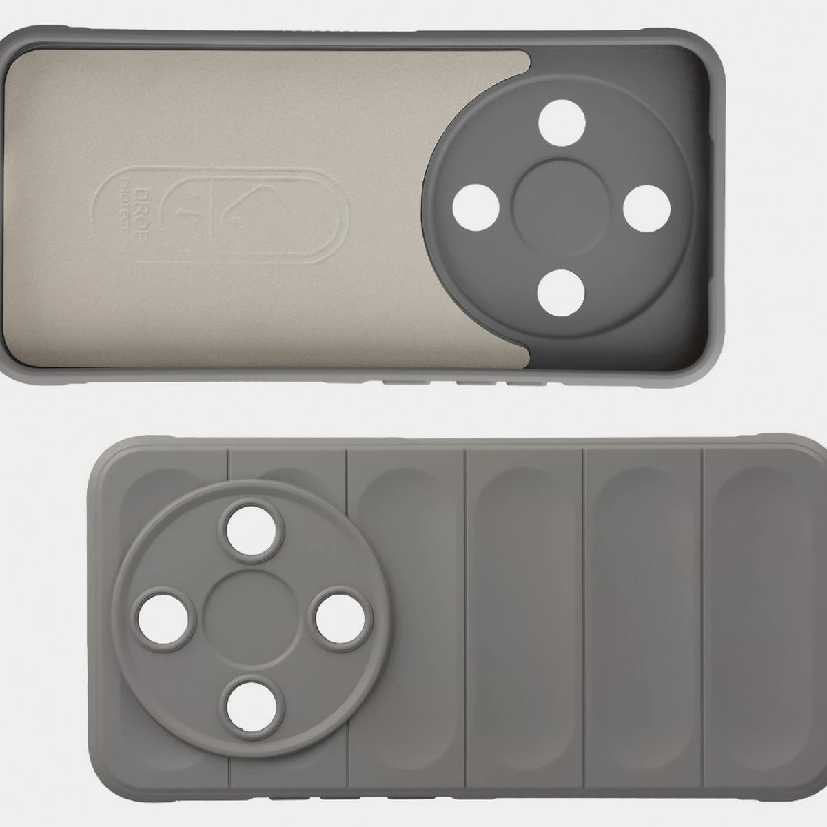 Mikrofaser-Innenfutter, Vertiefungen auf der Rückseite und verstärkte Ecken in der Bizon Case Tur für Honor Magic8 Lite