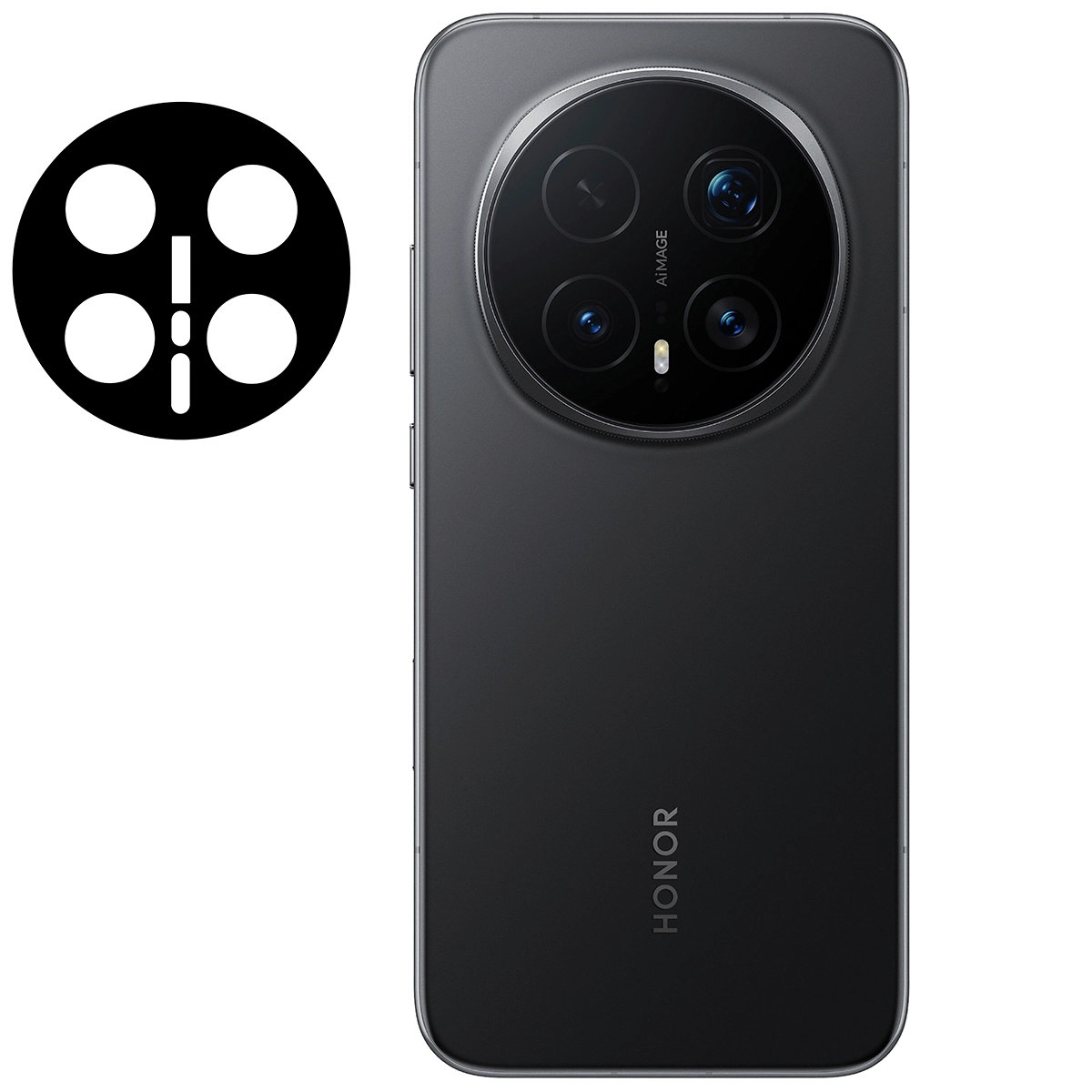 Glas für die Kamera Bizon Glass Lens für Honor Magic8 Pro