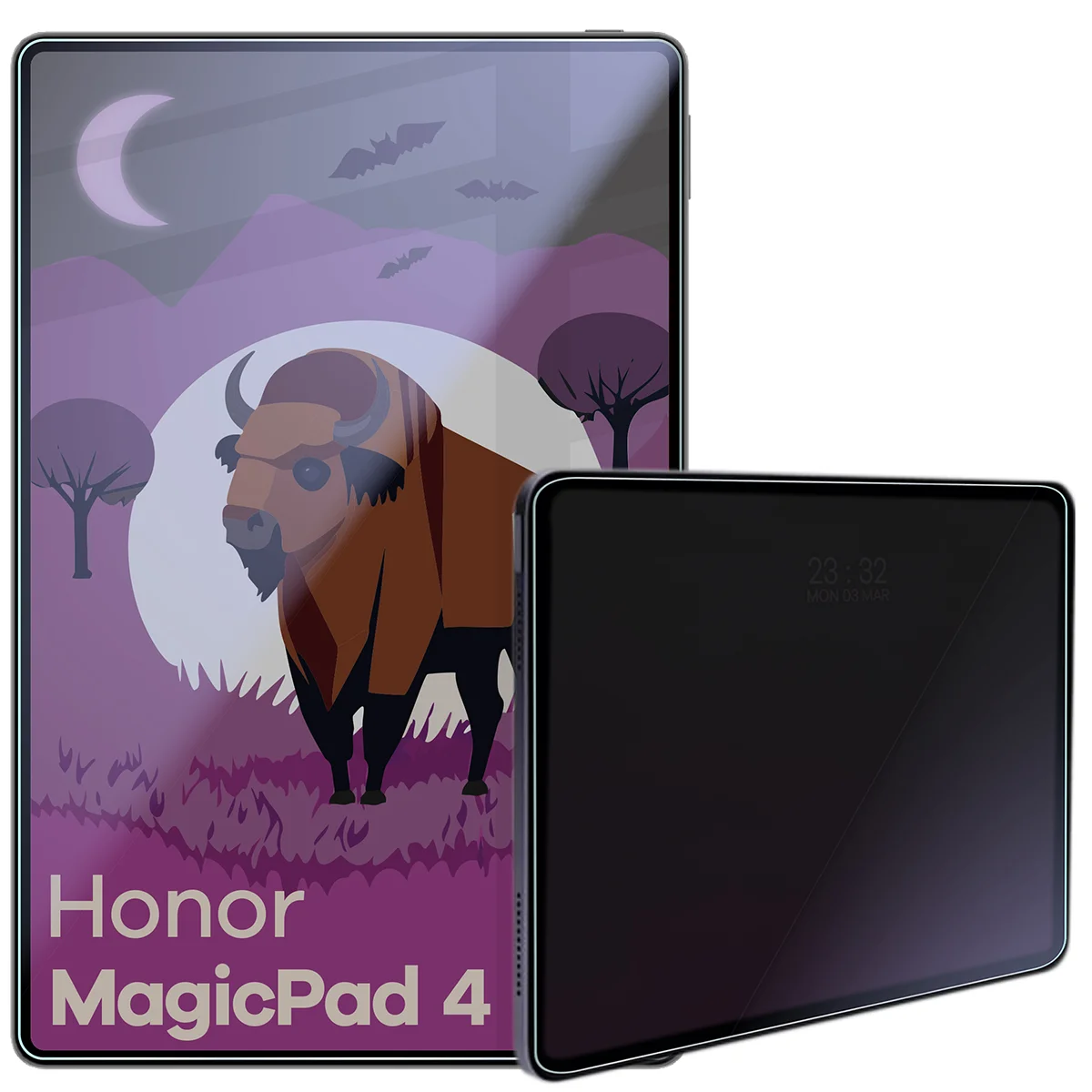 Bison Tab Hybrid Shadow privacy glass for Honor MagicPad 4