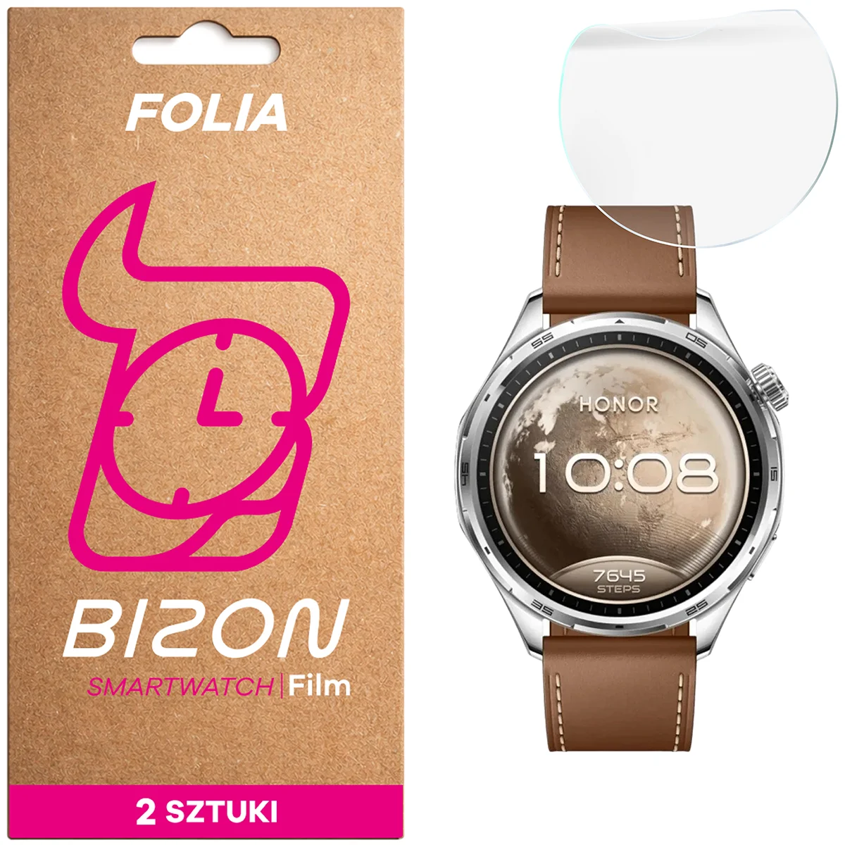 Folia hydrożelowa Bizon Watch Film Hydrogel Duo dla Honor Watch 6!