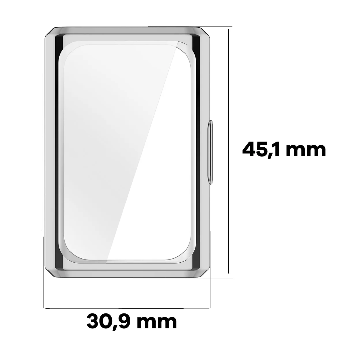 Husă Bizon Case Watch Felipe pentru Huawei Band 11 Pro