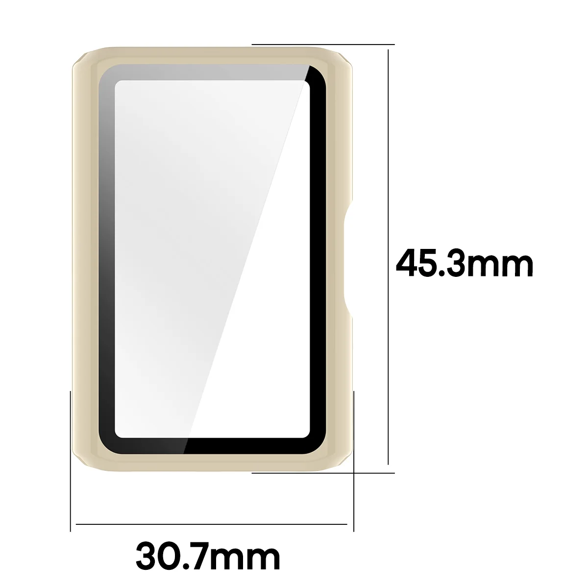 Dimensions of the Bizon Case Watch Adamo for Huawei Band 11 Pro