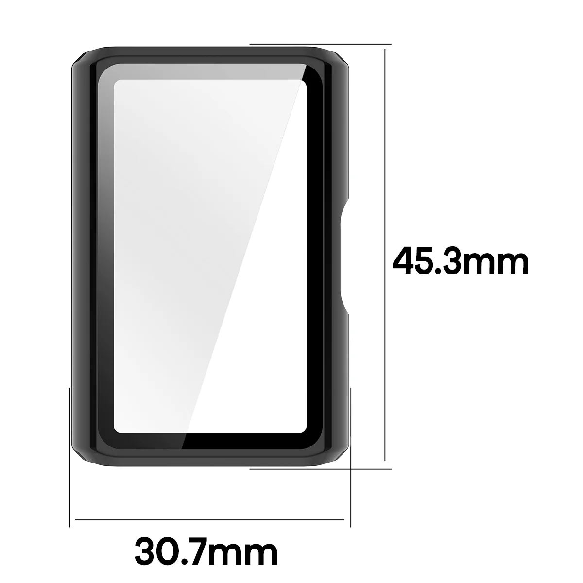 Dimensions of the Bizon Case Watch Adamo for Huawei Band 11 Pro