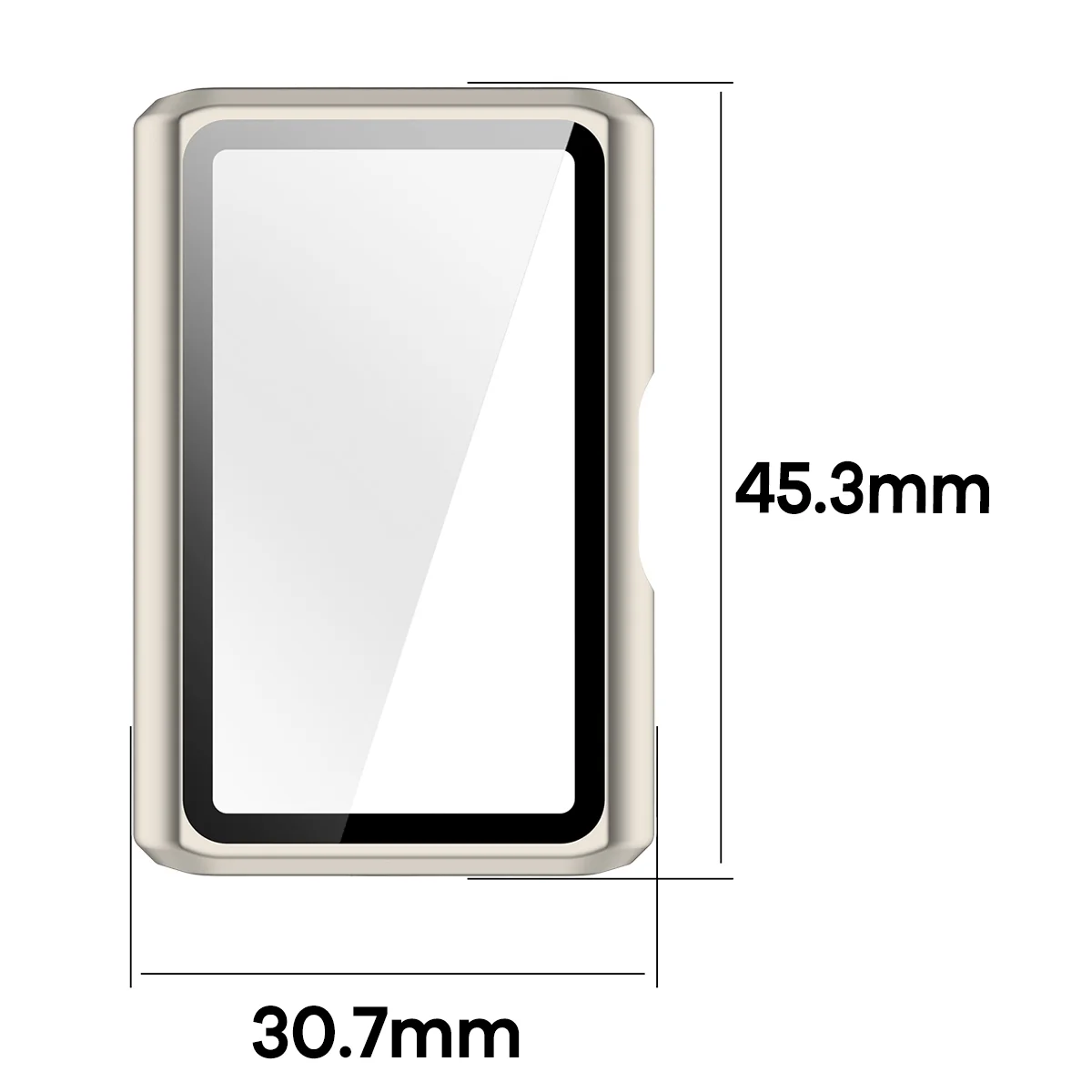 Dimensions of the Bizon Case Watch Adamo for Huawei Band 11 Pro