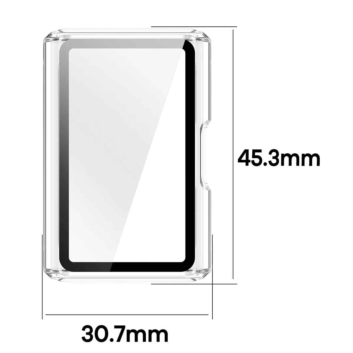 Wymiary etui Bizon Case Watch Adamo do Huawei Band 11 Pro