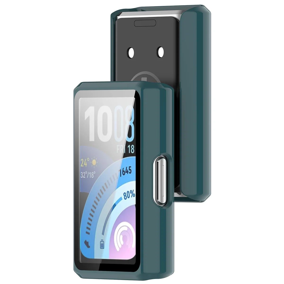 Etui z wbudowanym szkłem Bizon Case Watch Adamo do Huawei Band 11 Pro