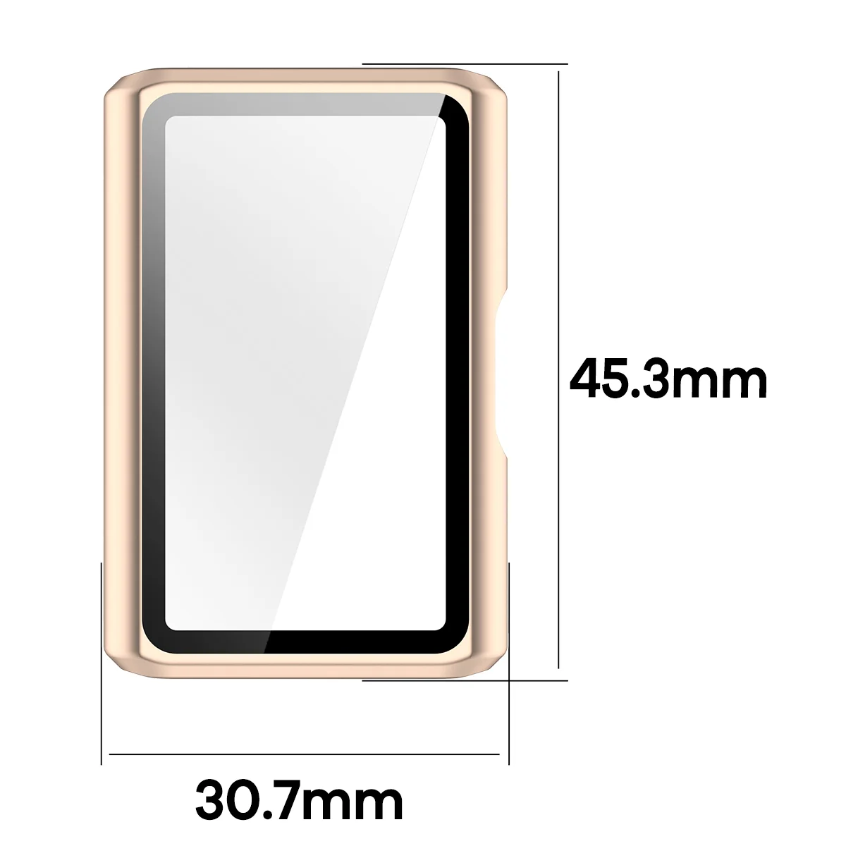 Wymiary etui Bizon Case Watch Adamo do Huawei Band 11 Pro