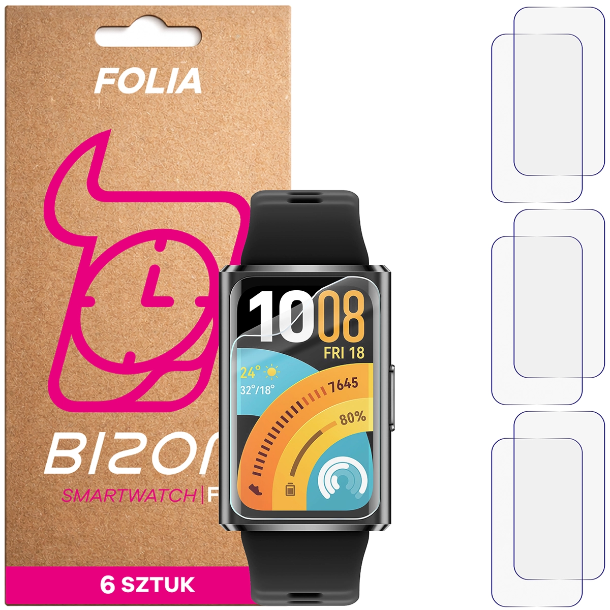 Bison Watch Film HydroFlex hydrogel film for Huawei Band 11 Pro