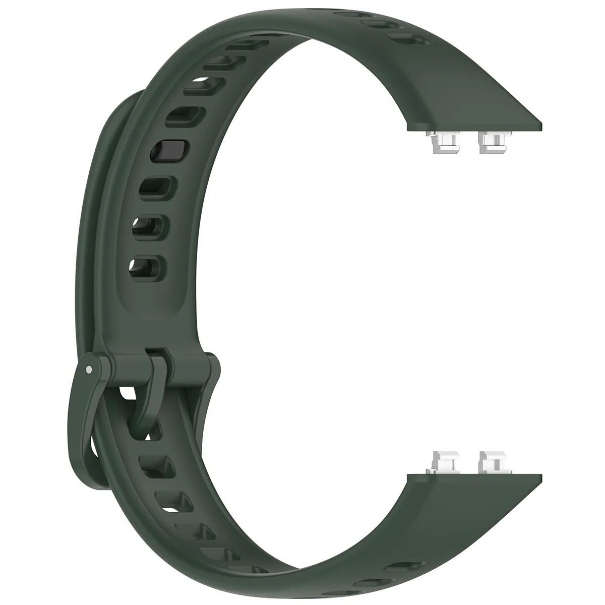 Silikonowy pasek Bizon Strap Watch Silicone ukazane od tyłu