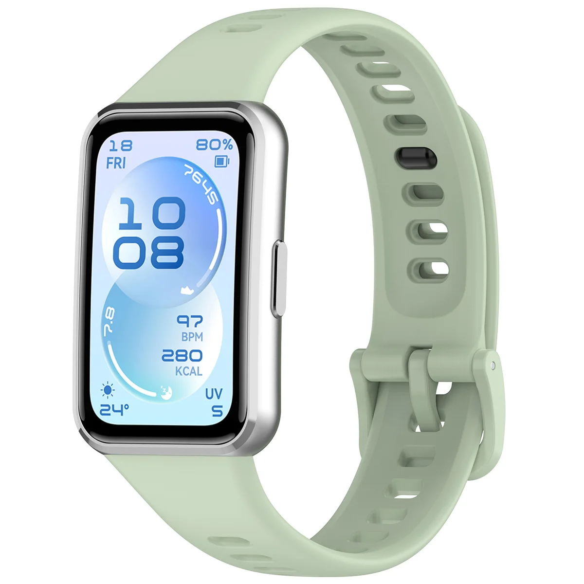 Silikonowy pasek Bizon Strap Watch Silicone do Huawei Band 11 / 11 Pro