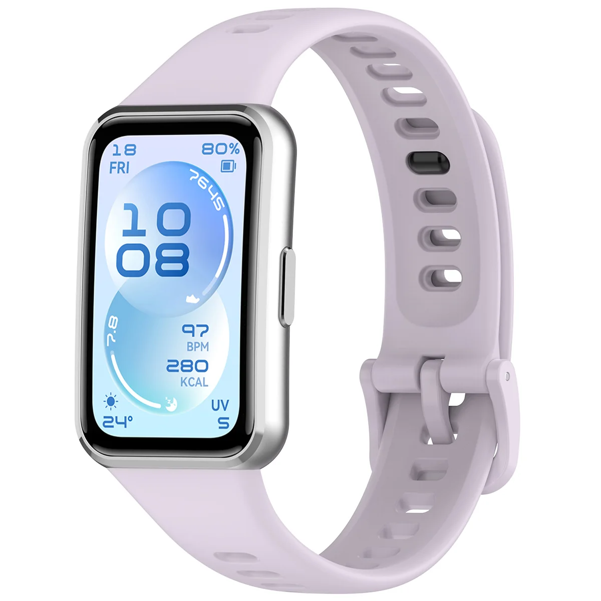 Silikonowy pasek Bizon Strap Watch Silicone do Huawei Band 11 / 11 Pro