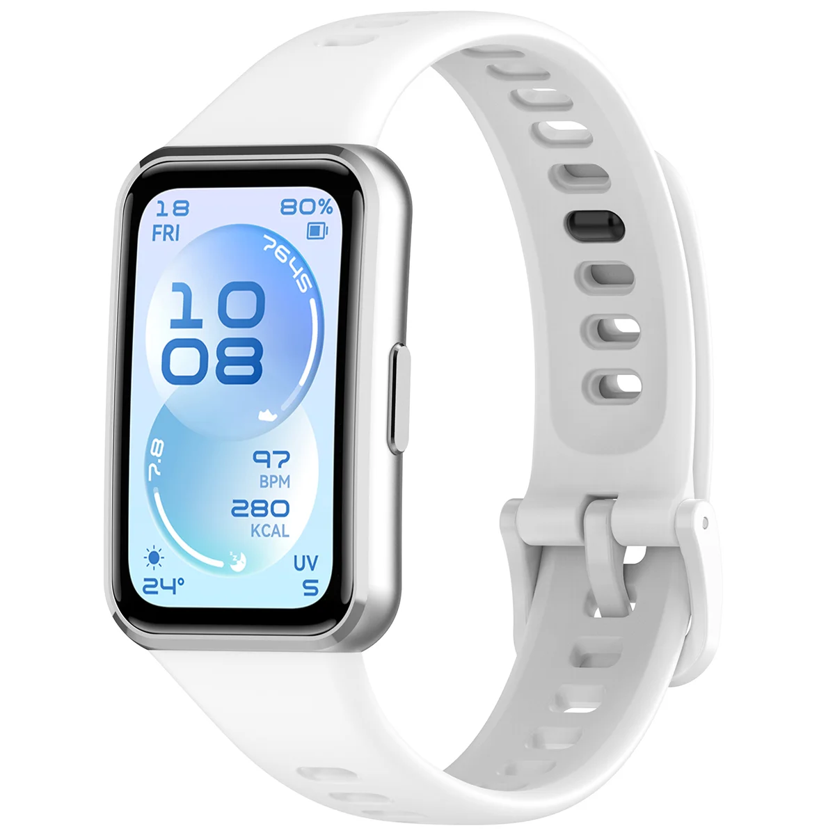Silikonowy pasek Bizon Strap Watch Silicone do Huawei Band 11 / 11 Pro