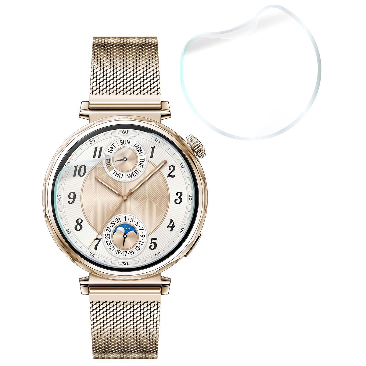 Set of Bizon Glass Watch Hydrogel films