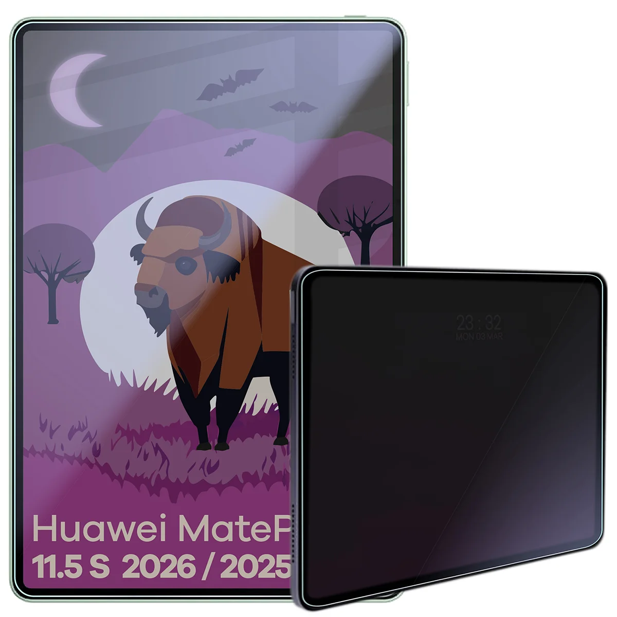 Szkło hybrydowe prywatyzujące Bizon Tab Hybrid Shadow do Huawei MatePad 11.5 S 2026 / MatePad 11.5 S