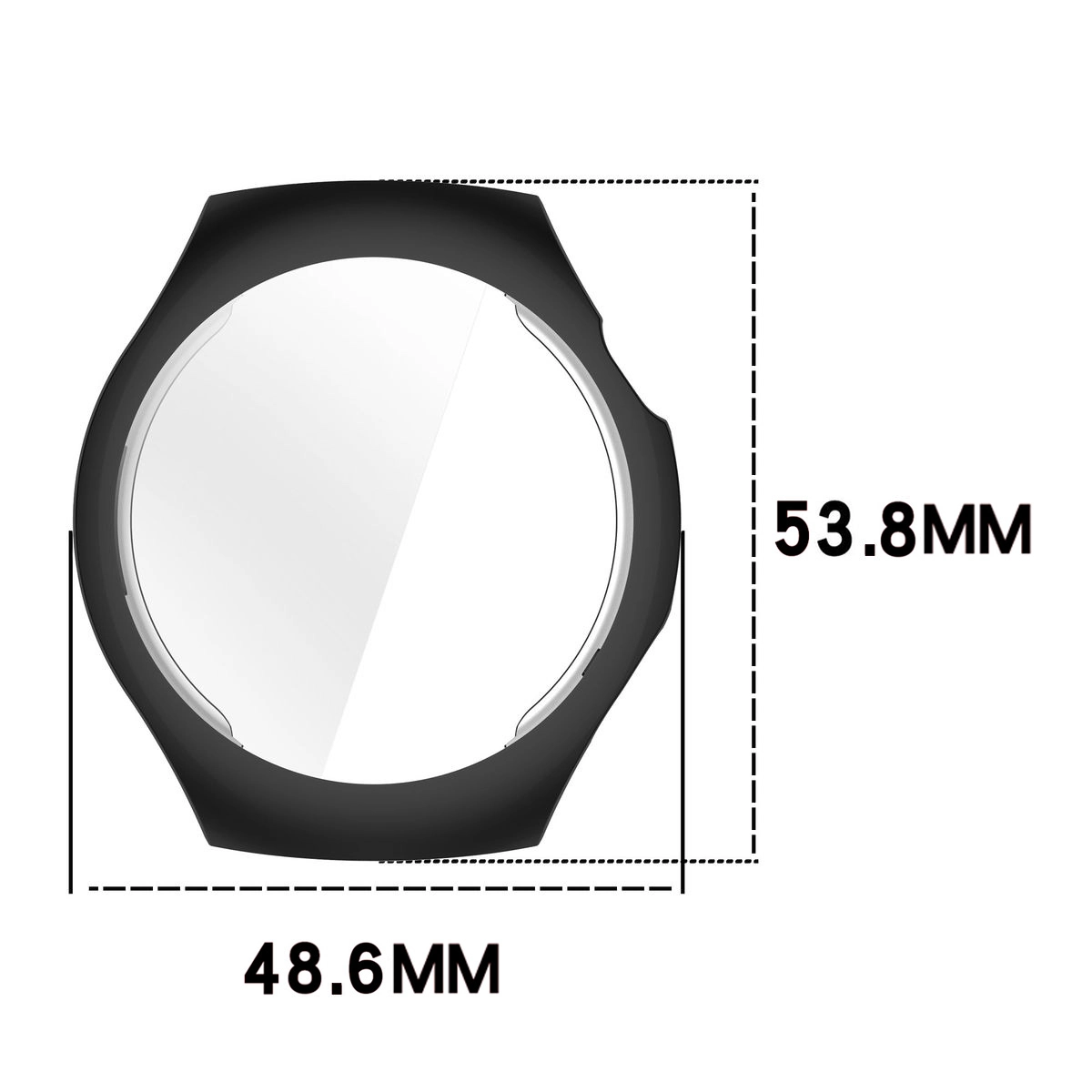 Etui Bizon Case Watch Felipe dla Huawei Watch 5 46mm