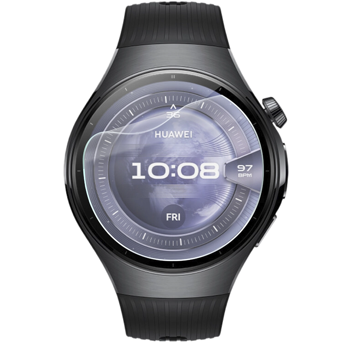 Dopasowany Bizon Glass Watch Hydrogel dla Huawei Watch 5 46 mm