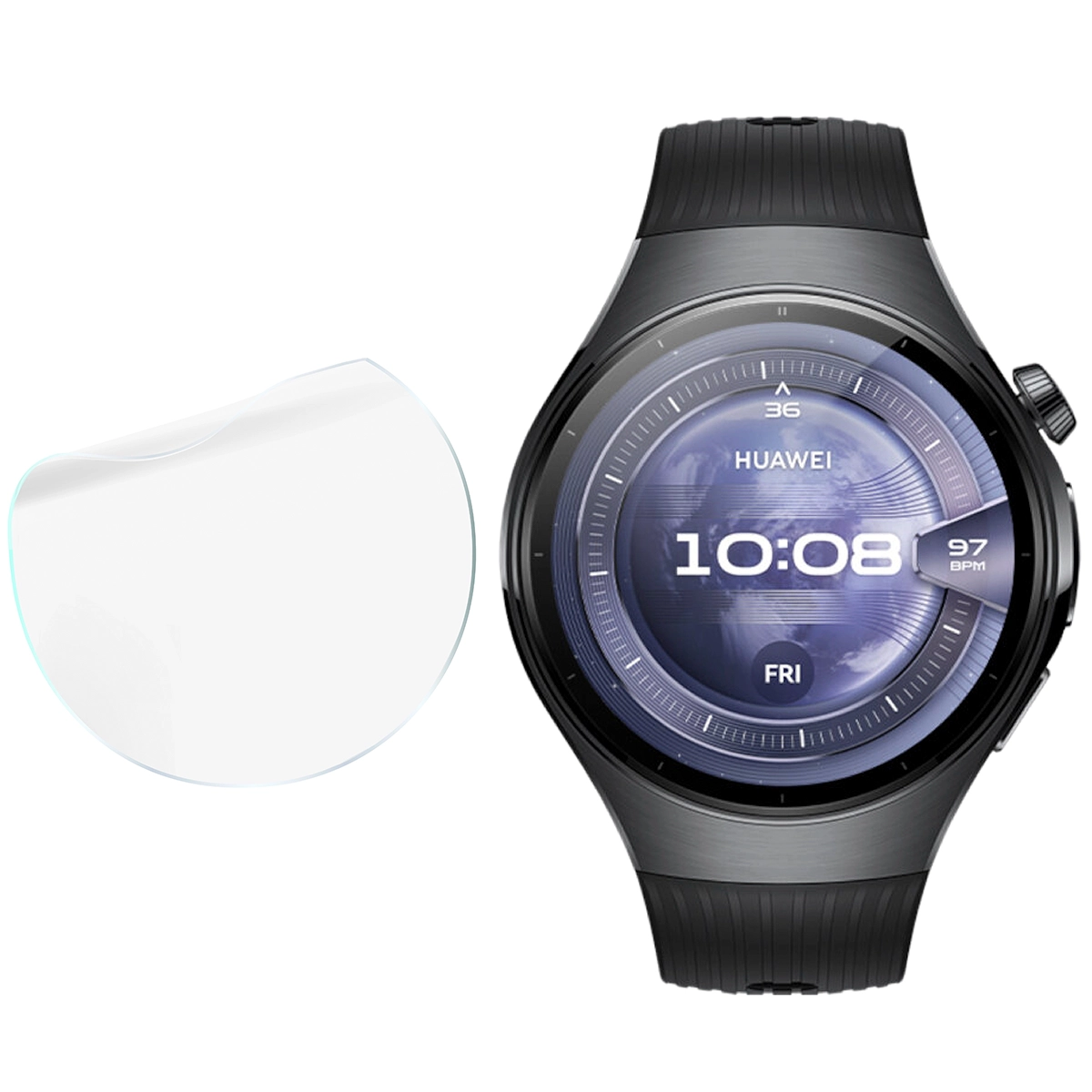 Bizon Glass Watch Hydrogel w zestawieniu z Huawei Watch 5 46 mm!
