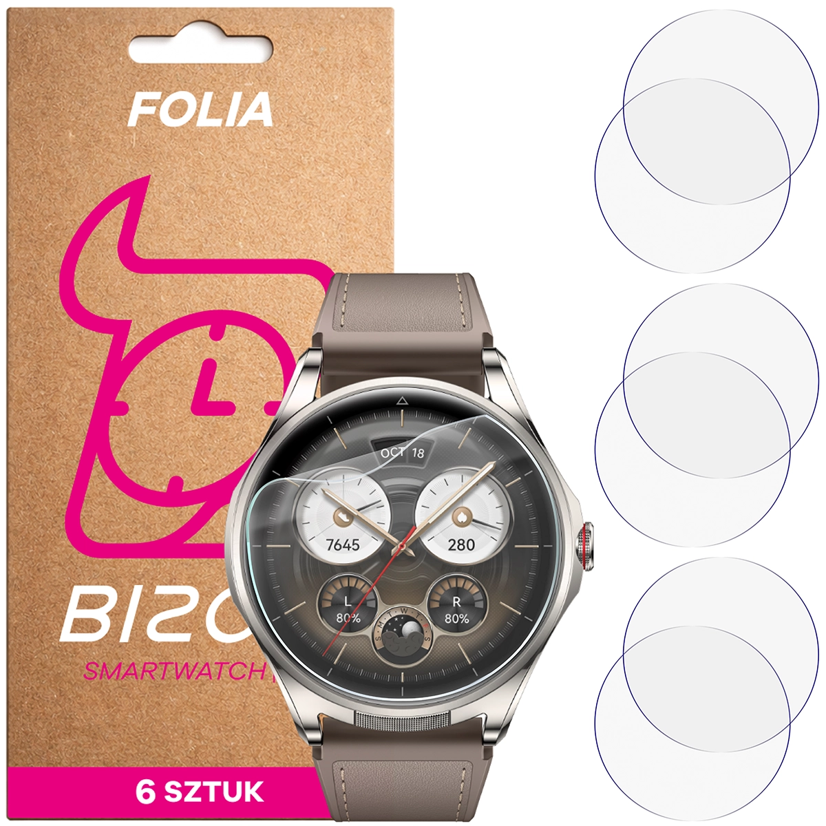 Bison Watch Film HydroFlex hydrogel film for Huawei Watch Buds 2
