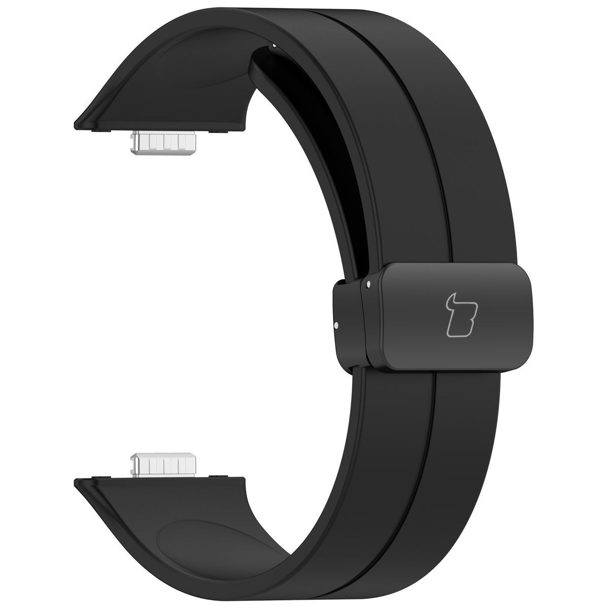 Bison Strap Watch Silicone L for Huawei Watch Fit 4 Pro/Fit 4/Fit 3 shown from the back